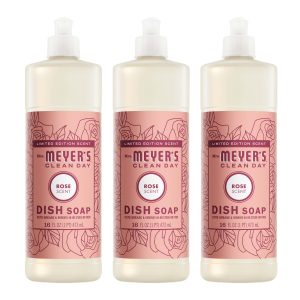 Rose Dish Soap 3-count Bundle
